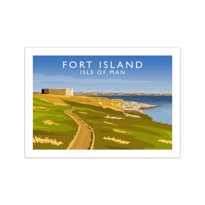 Fort Island Travel Art Print by Richard O'Neill