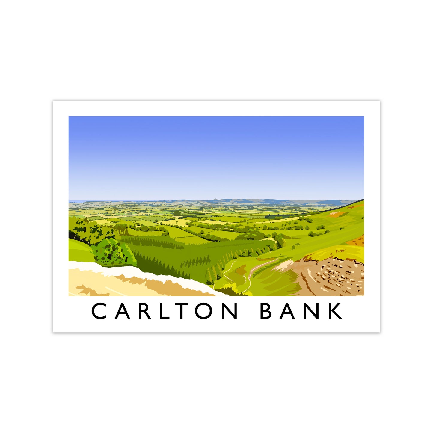Carlton Bank Travel Art Print by Richard O'Neill
