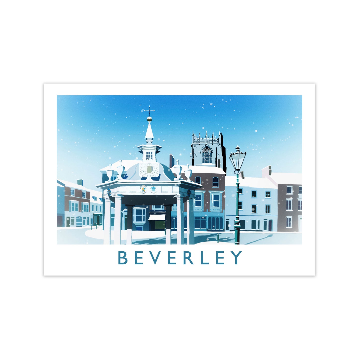 Beverley (Snow) 2 Travel Art Print by Richard O'Neill