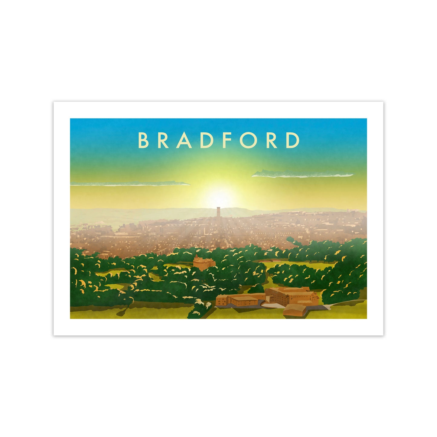 Bradford 2 Travel Art Print by Richard O'Neill