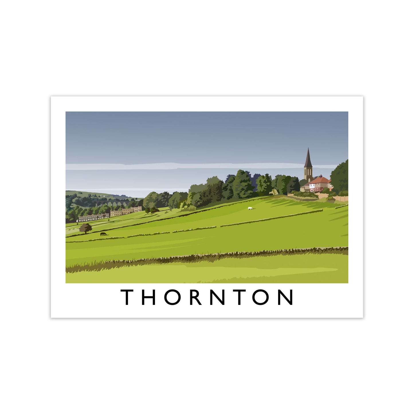 Thornton Travel Art Print by Richard O'Neill