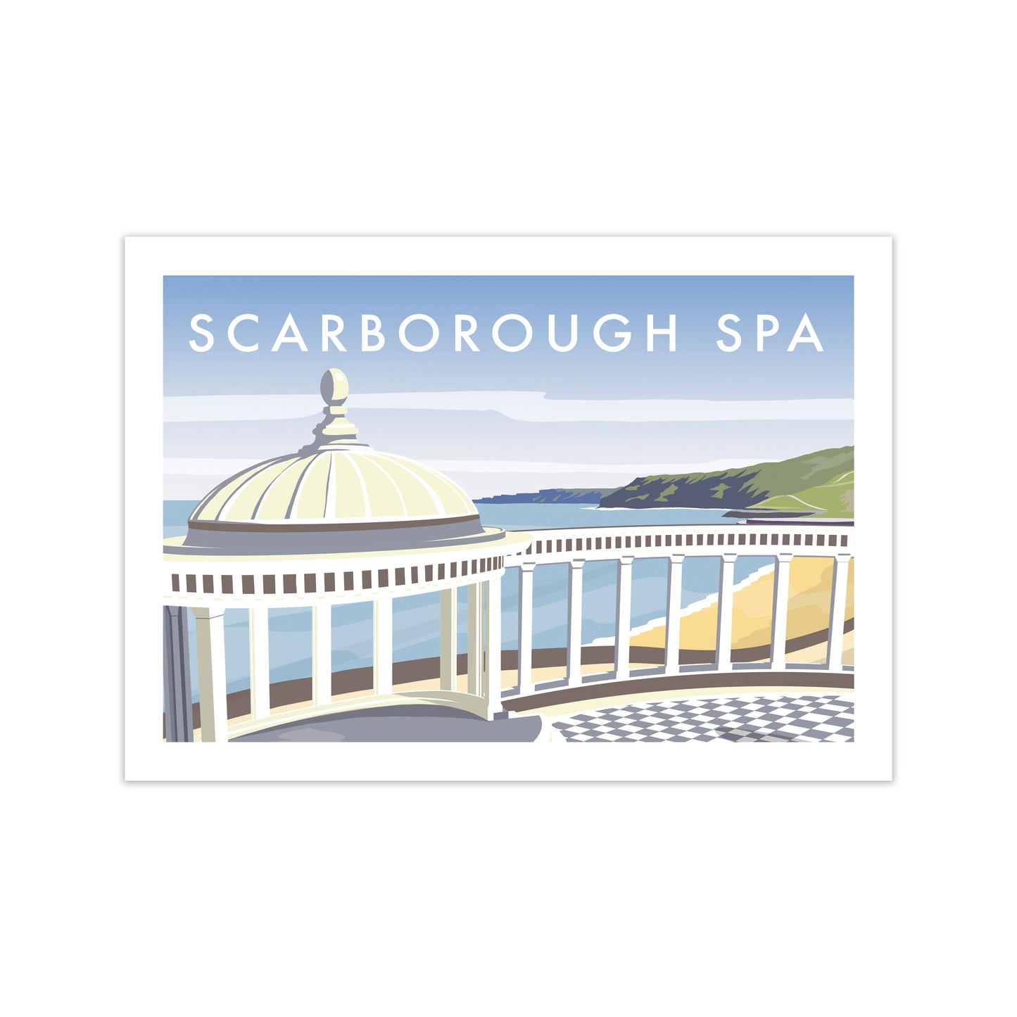 Scarborough Spa Travel Art Print by Richard O'Neill