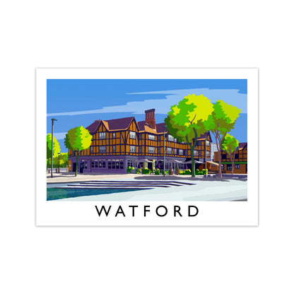 Watford 2 Travel Art Print by Richard O'Neill