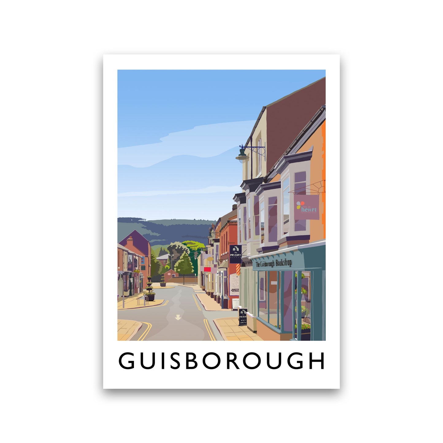 Guisborough 3 Portrait Travel Art Print by Richard O'Neill