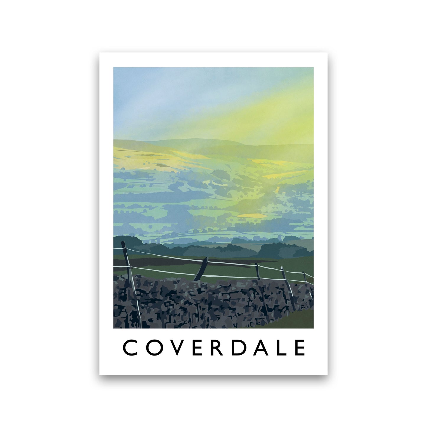 Coverdale Portrait Travel Art Print by Richard O'Neill