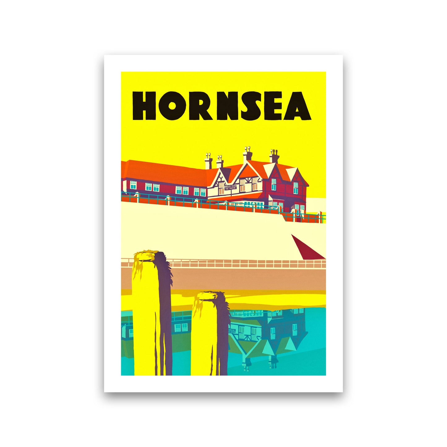 Hornsea 2 Portrait Travel Art Print by Richard O'Neill