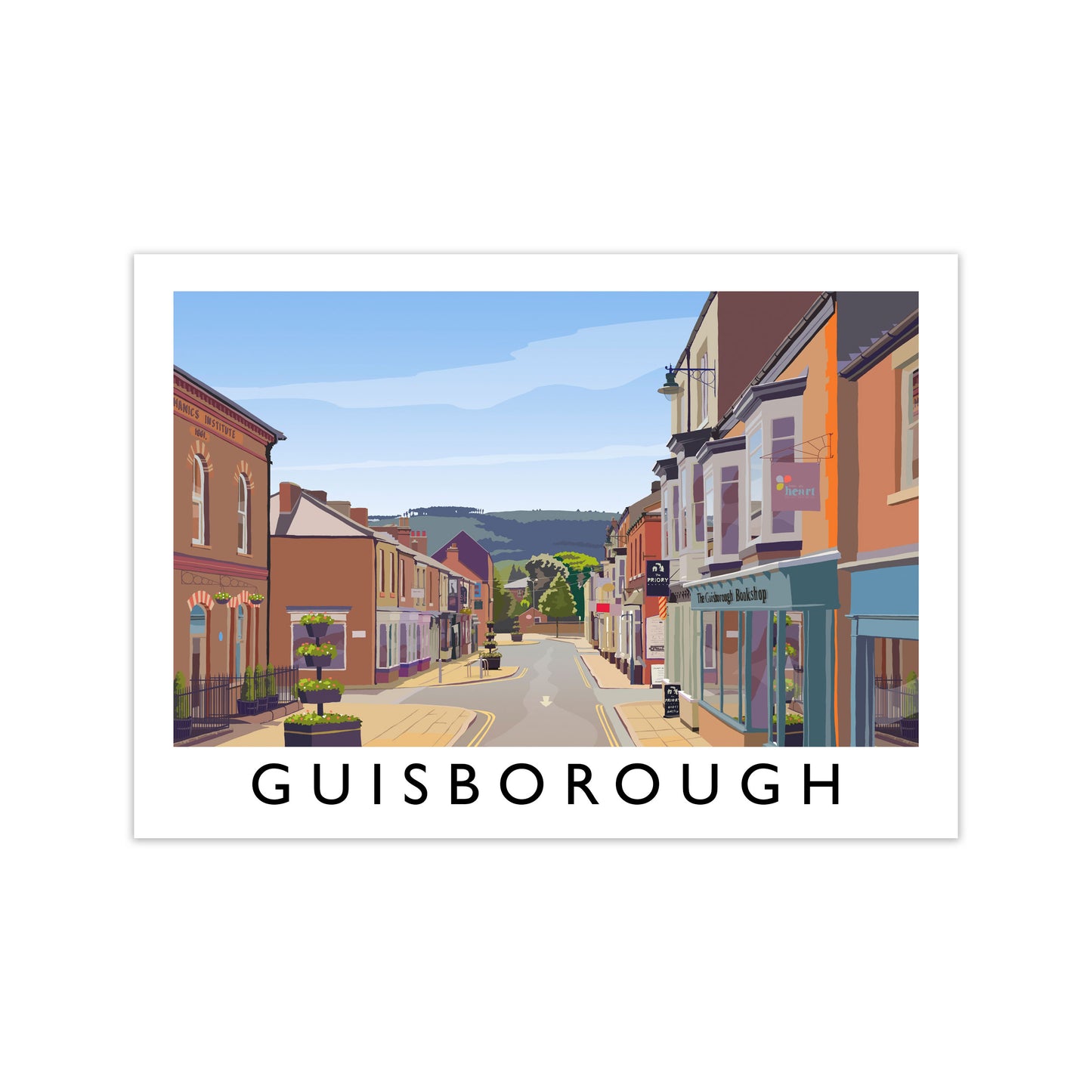 Guisborough 3 Travel Art Print by Richard O'Neill