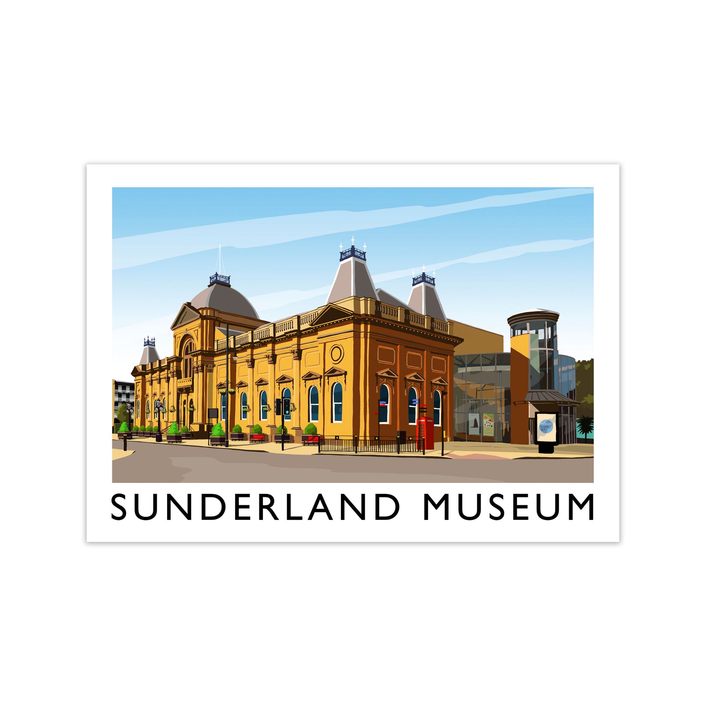 Sunderland Museum 2 Travel Art Print by Richard O'Neill