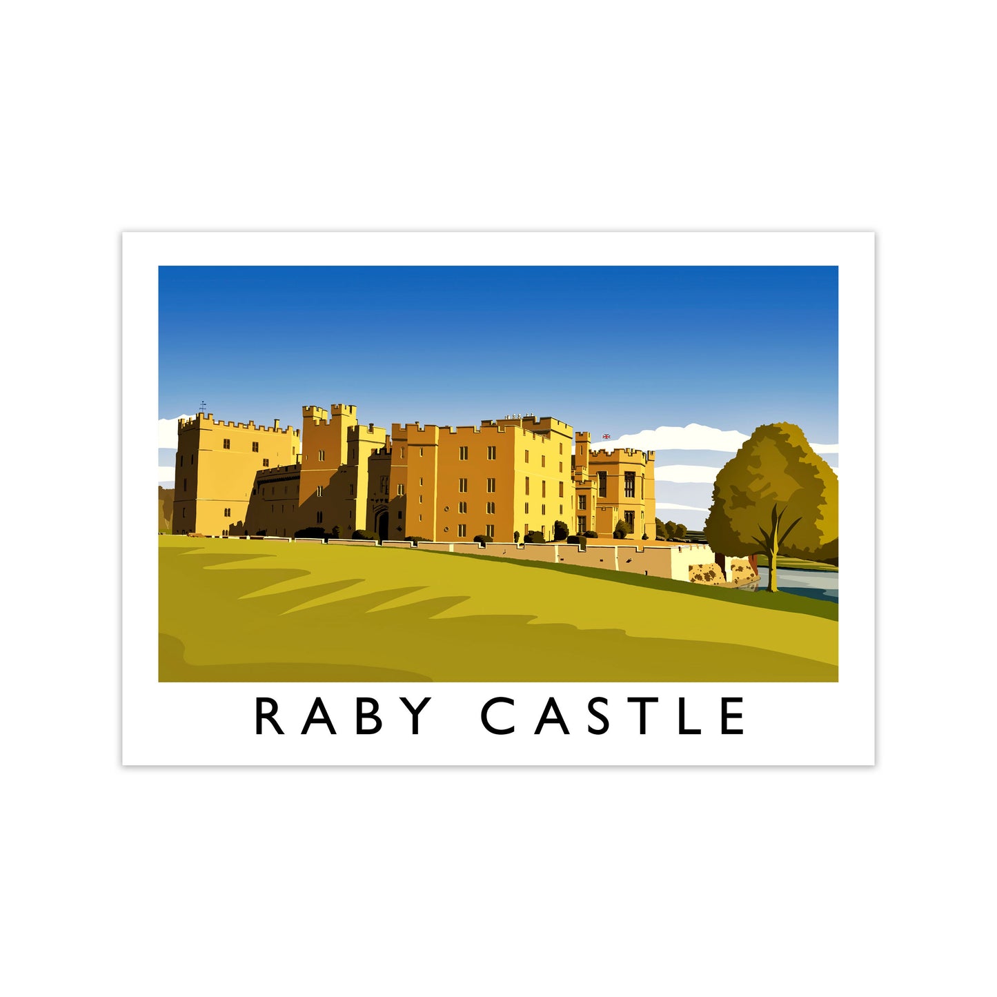 Raby Castle 2 Travel Art Print by Richard O'Neill