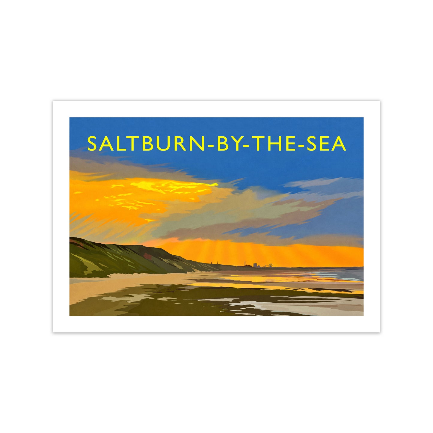 Saltburn-By-The-Sea 4 Travel Art Print by Richard O'Neill