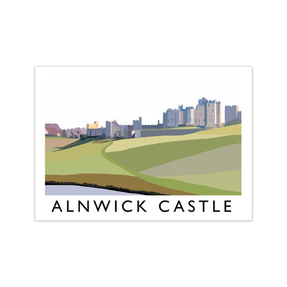 Alnwick Castle Framed Digital Art Print by Richard O'Neill