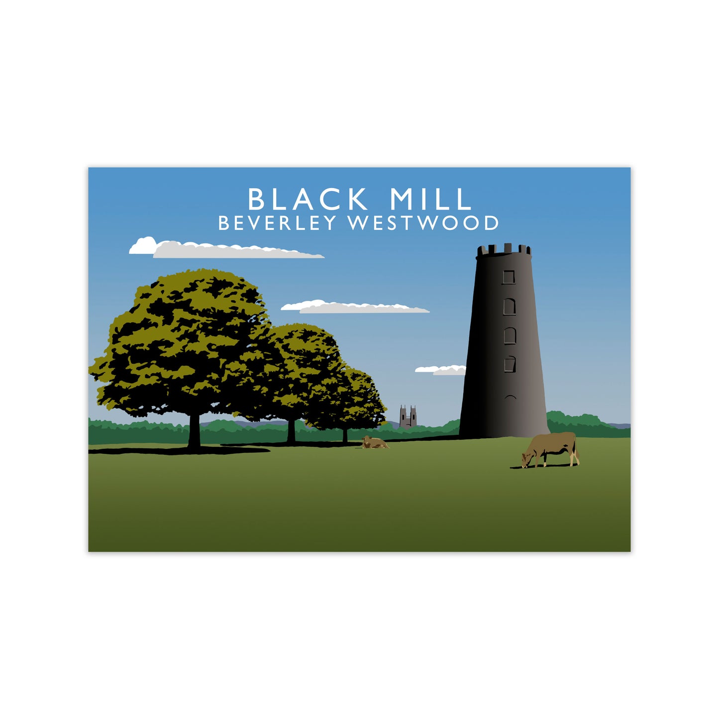 Black Mill Beverley Westwood Art Print by Richard O'Neill