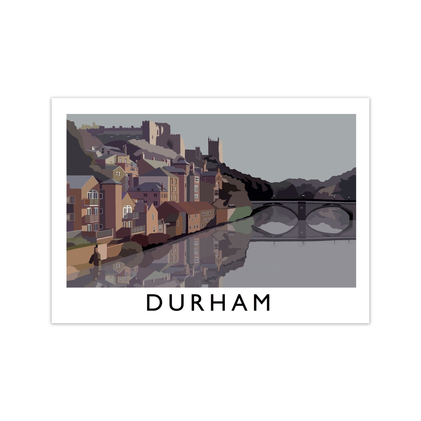 Durham Framed Digital Art Print by Richard O'Neill