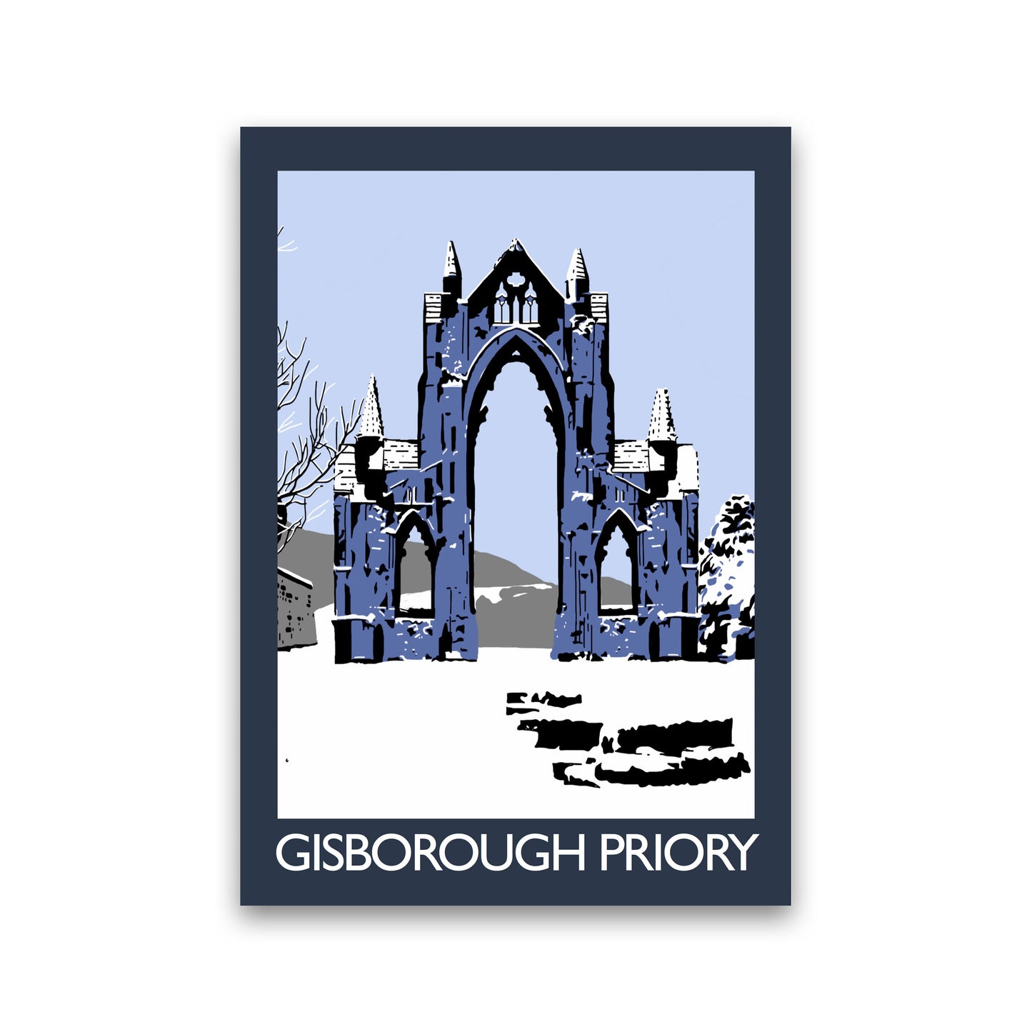 Gisborough Priory Framed Digital Art Print by Richard O'Neill