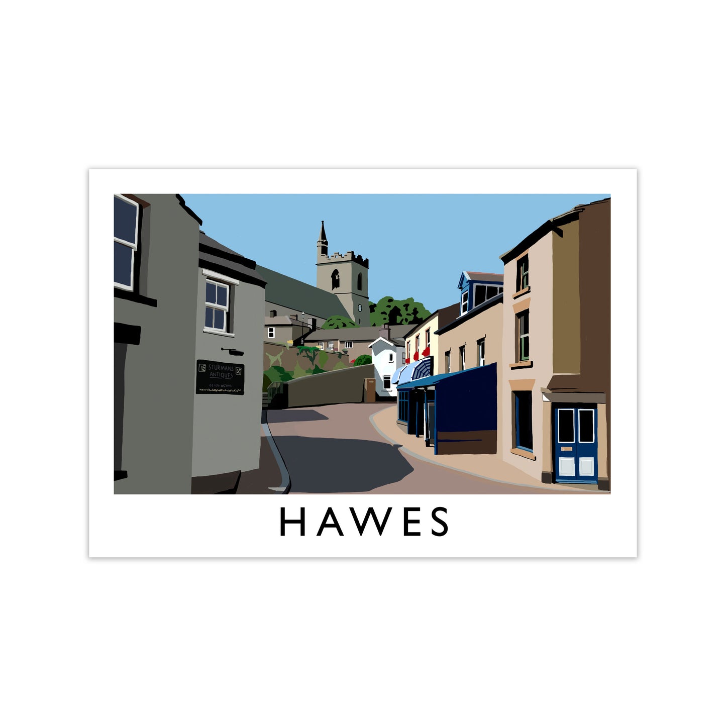 Hawes Art Print by Richard O'Neill