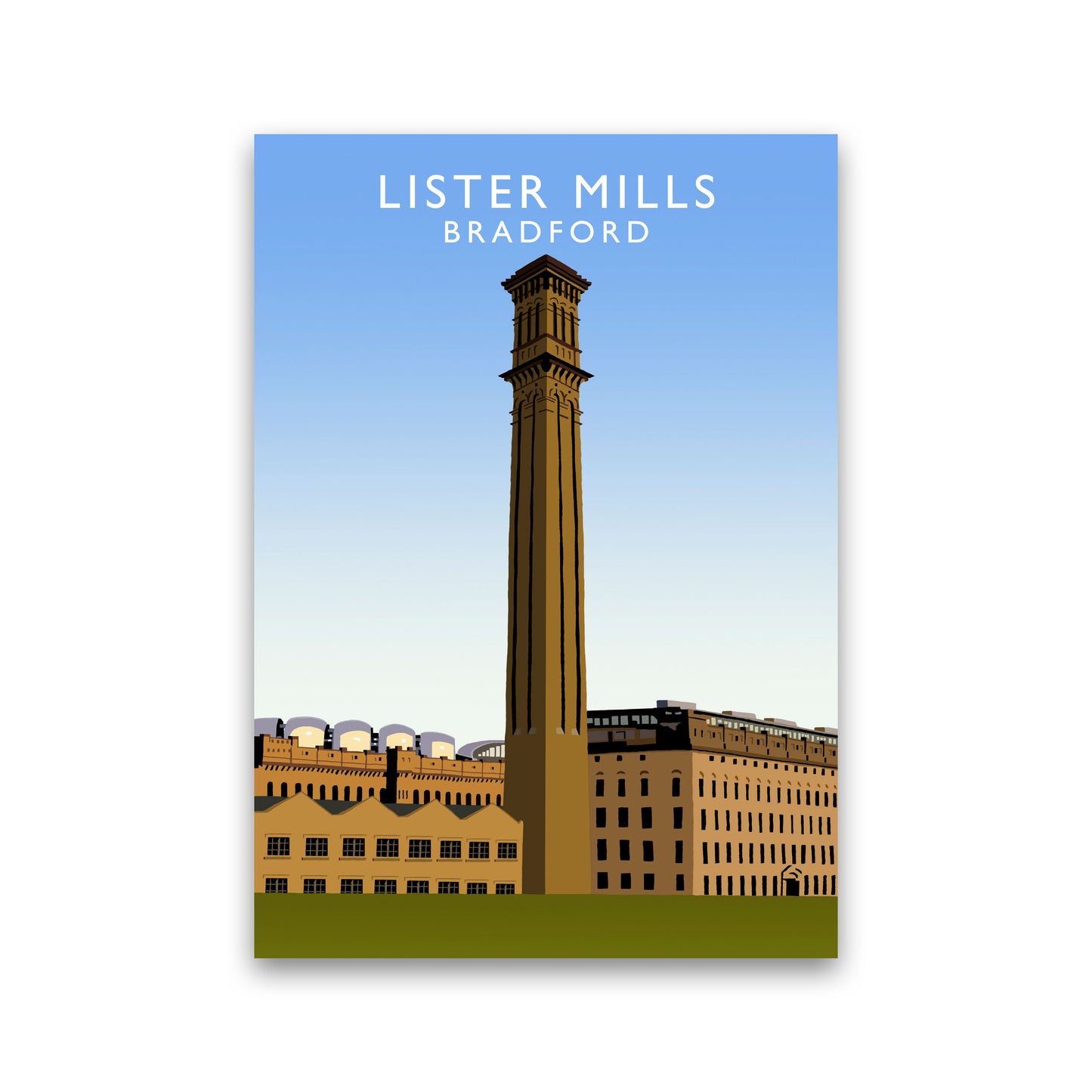 Lister Mills Bradford Art Print by Richard O'Neill