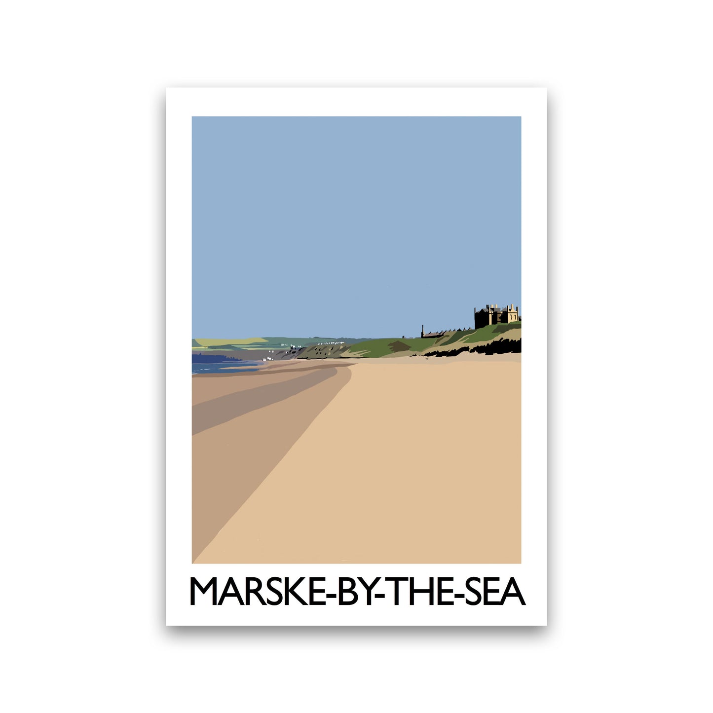 Marske-By-the-Sea Art Print by Richard O'Neill