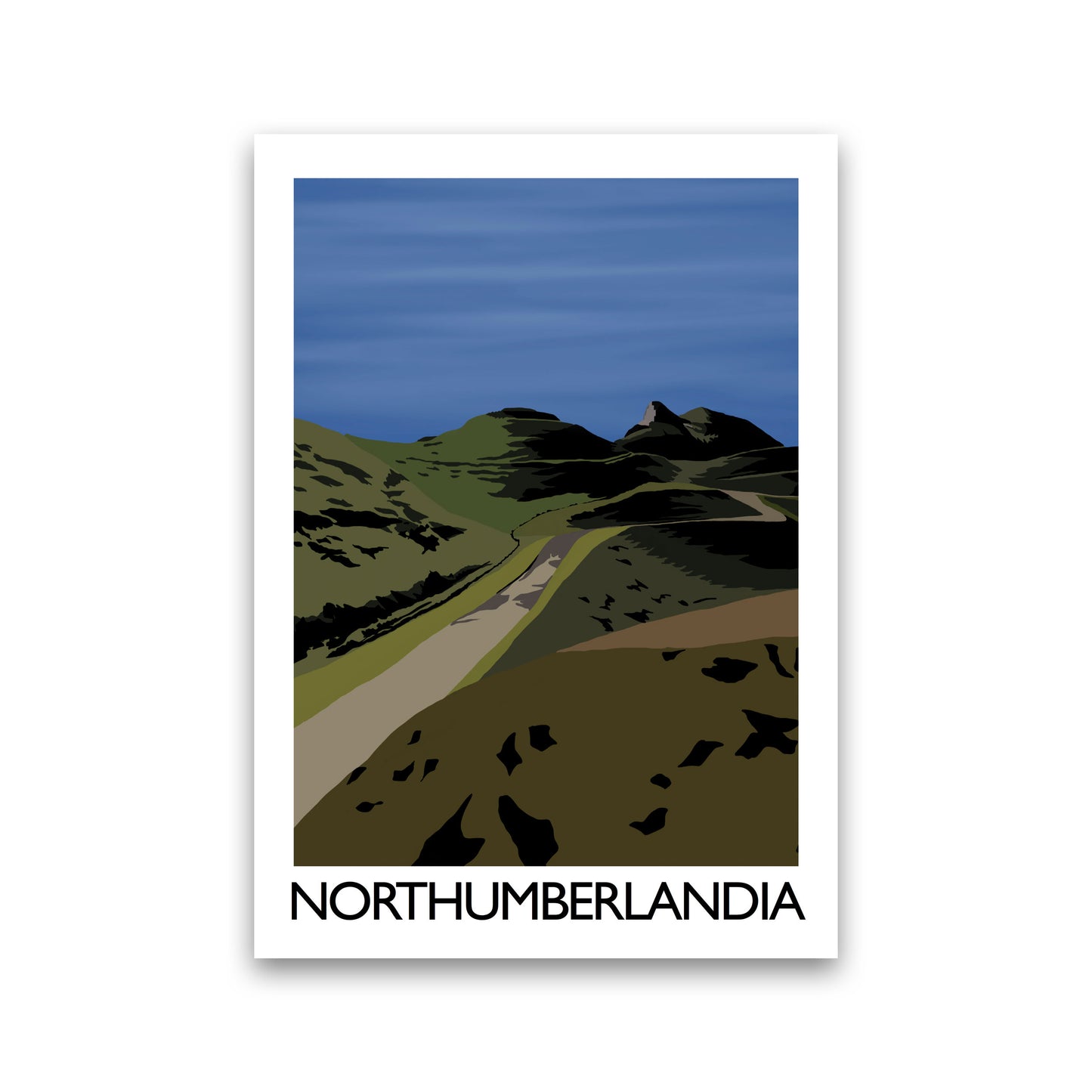 Northumberlandia Art Print by Richard O'Neill