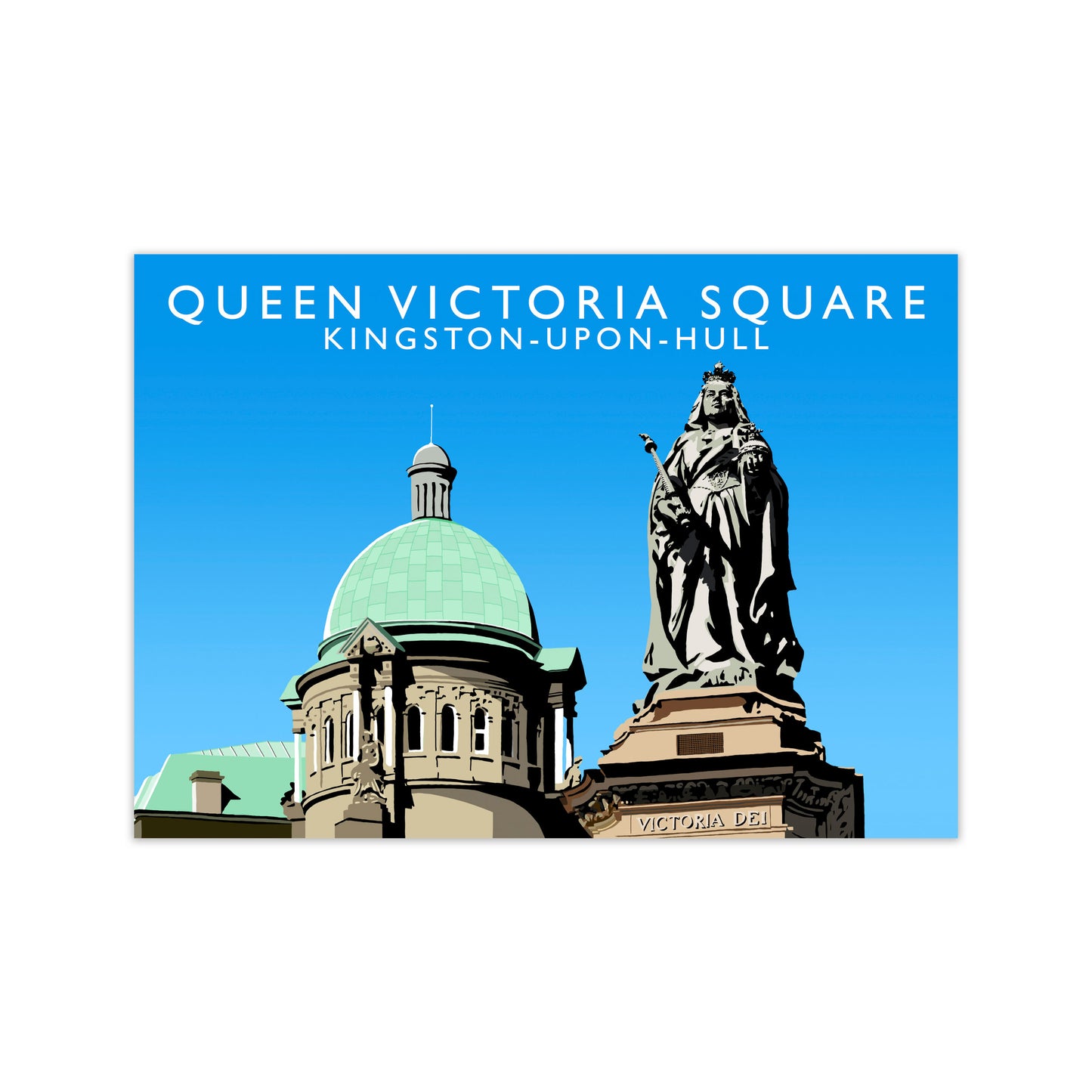 Queen Victoria Square Art Print by Richard O'Neill