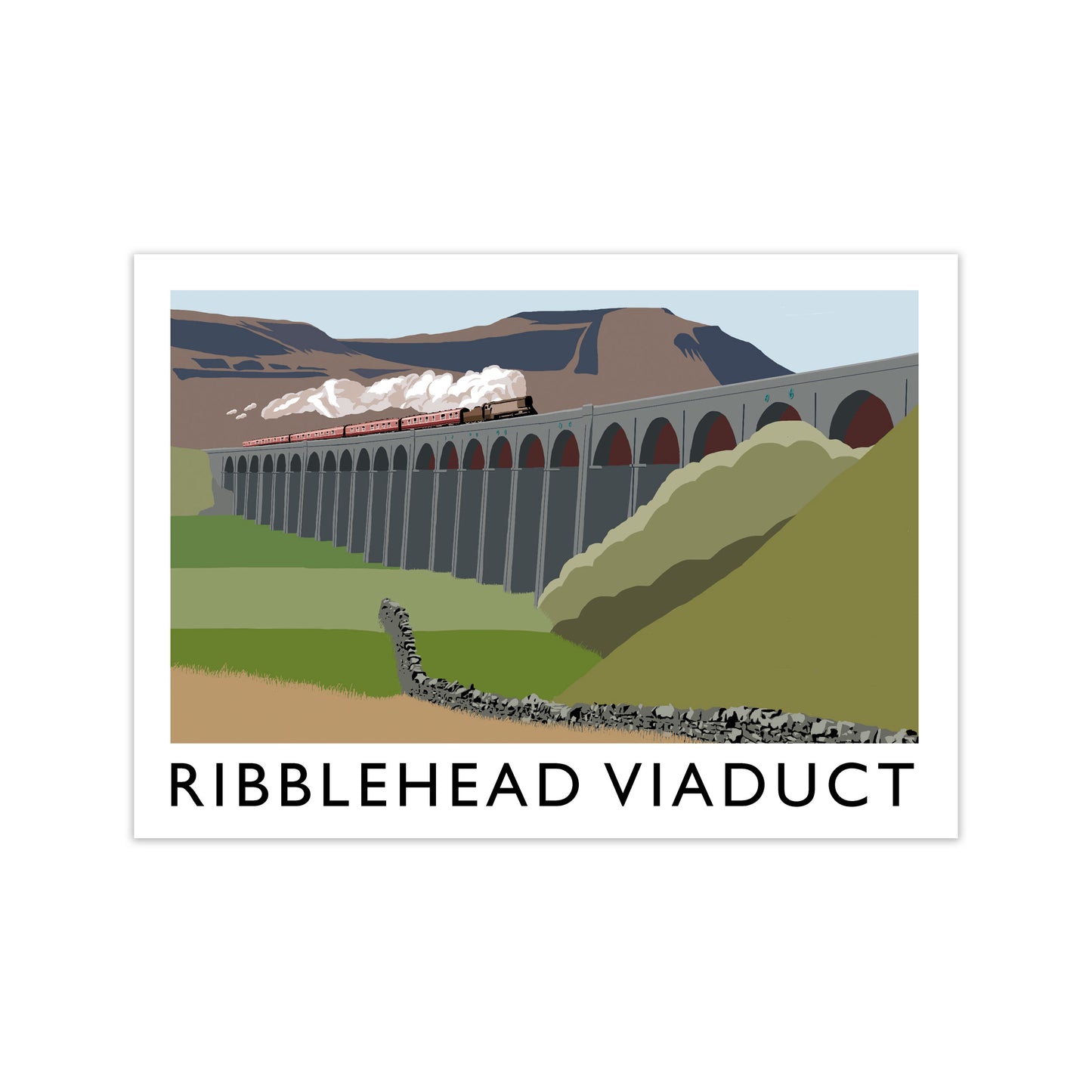 Ribblehead Viaduct Art Print by Richard O'Neill