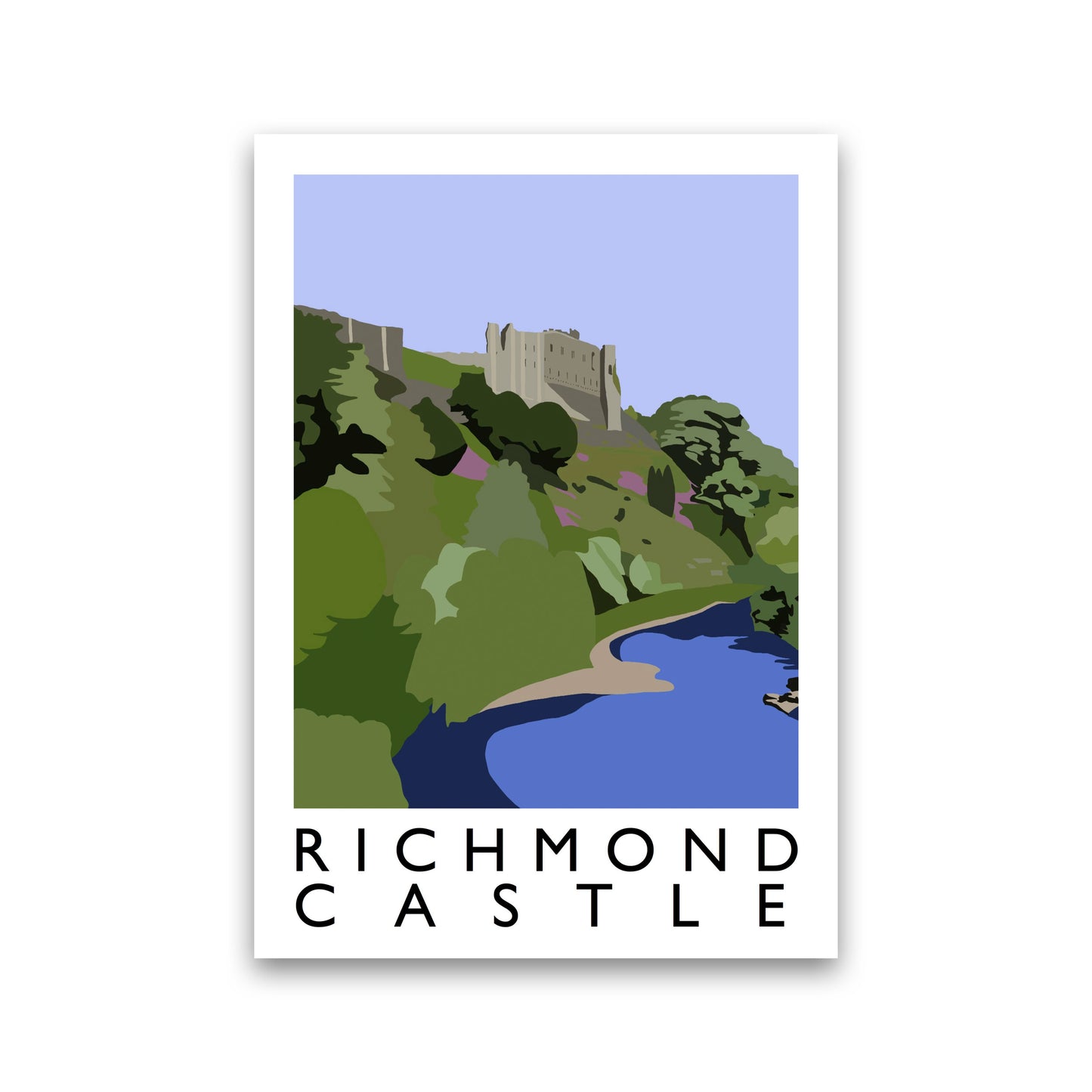 Richmond Castle Art Print by Richard O'Neill