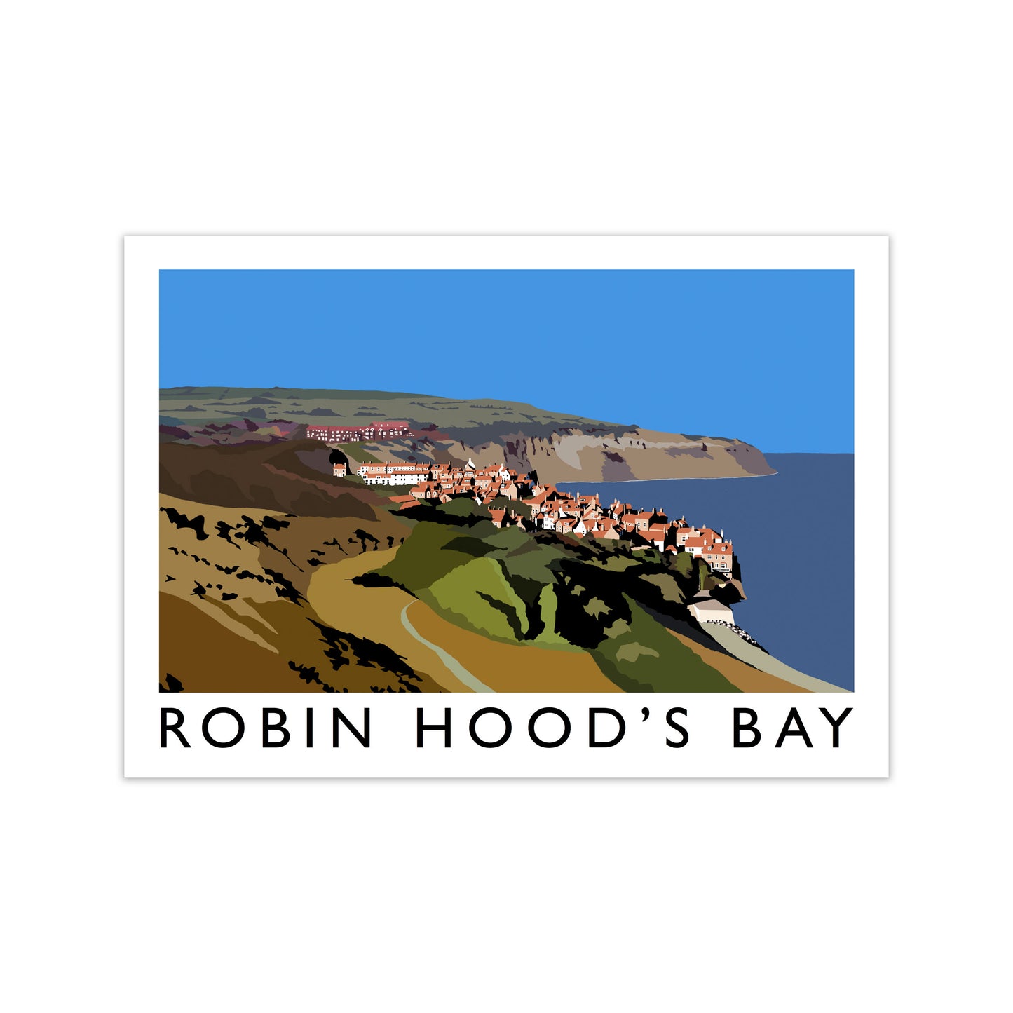 Robin Hood's Bay Art Print by Richard O'Neill