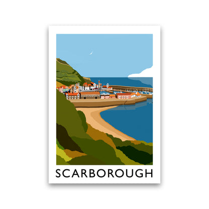 Scarborough Framed Digital Art Print by Richard O'Neill
