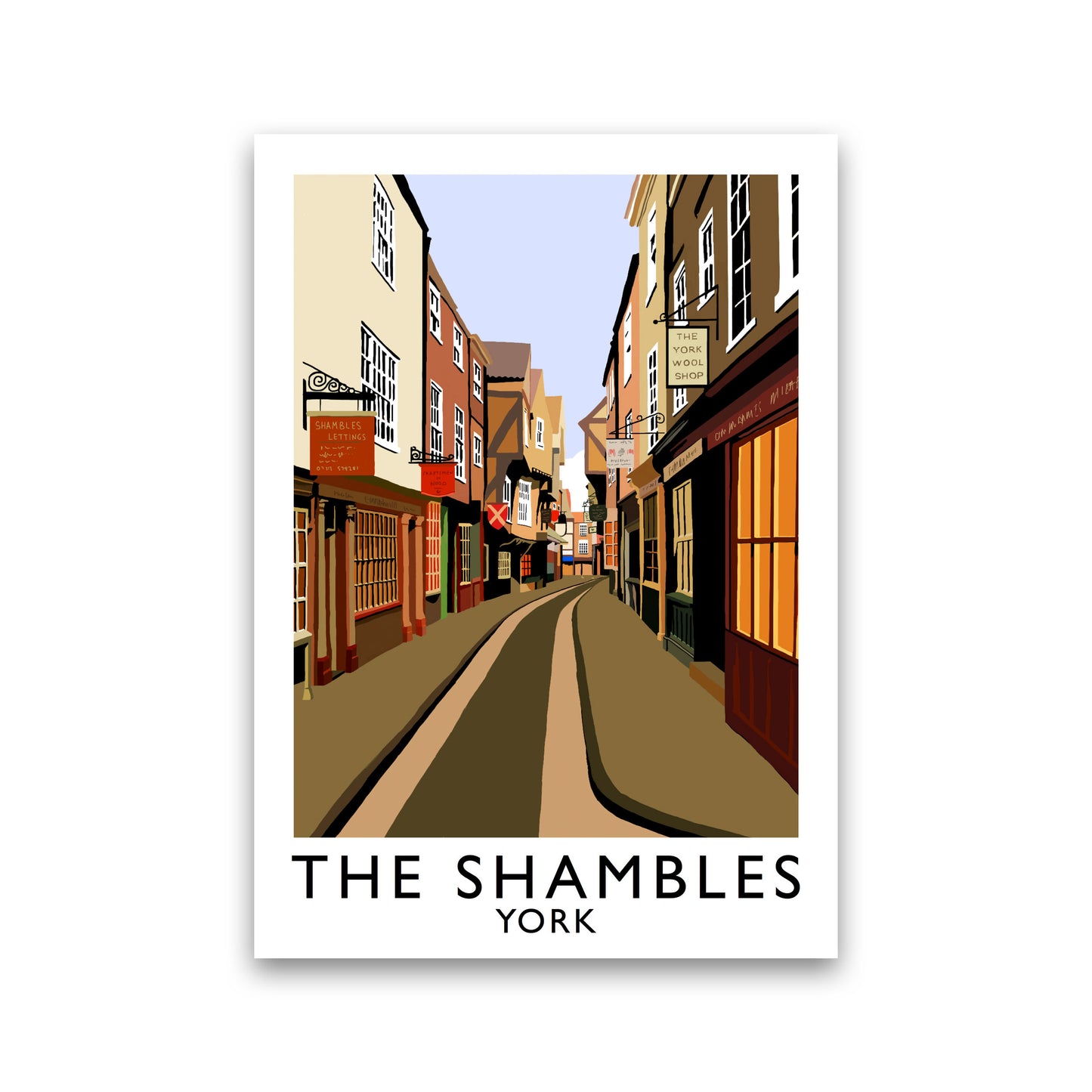 The Shambles York Framed Digital Art Print by Richard O'Neill