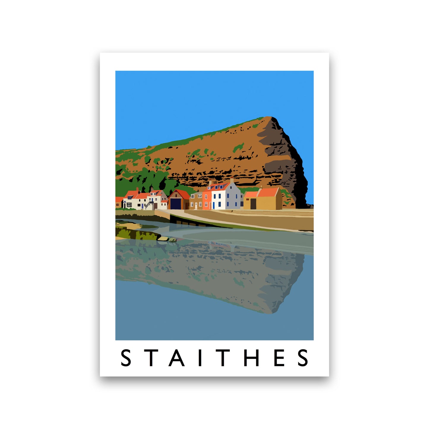 Staithes Art Print by Richard O'Neill