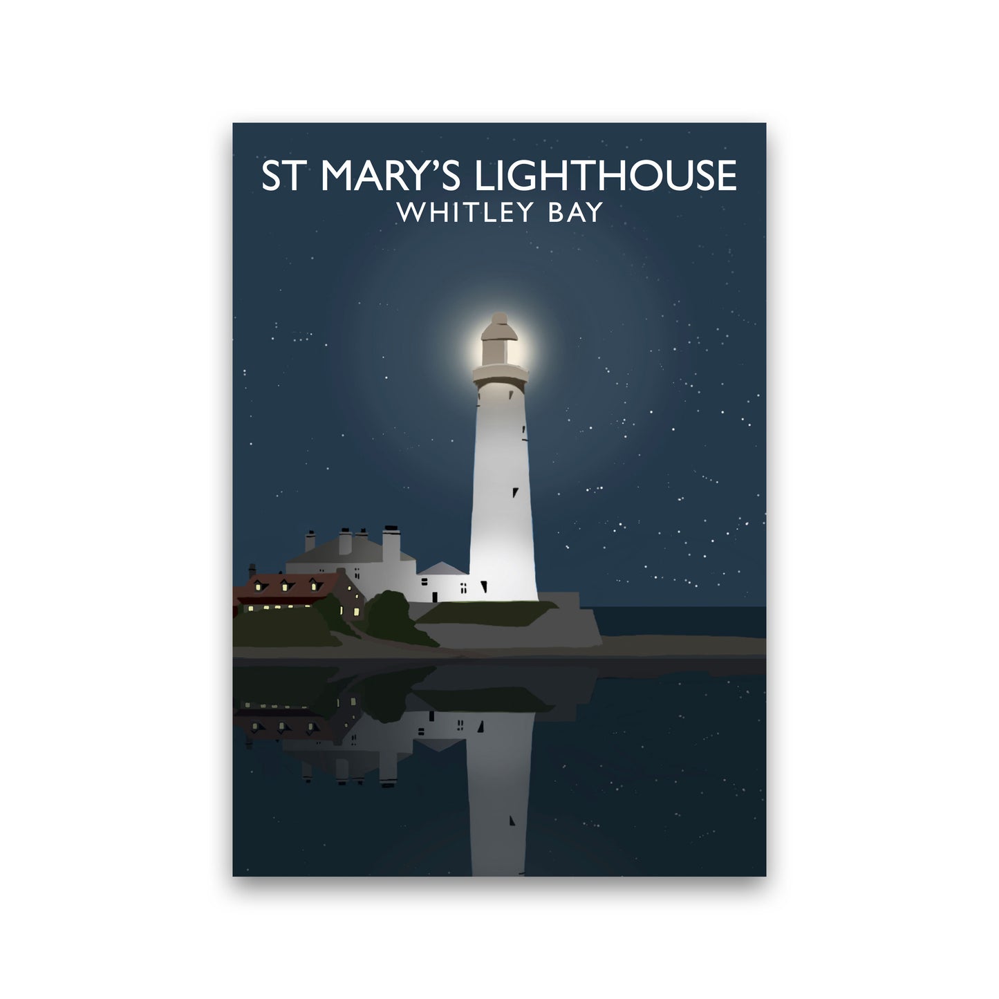 St. Mary's Lighthouse by Richard O'Neill