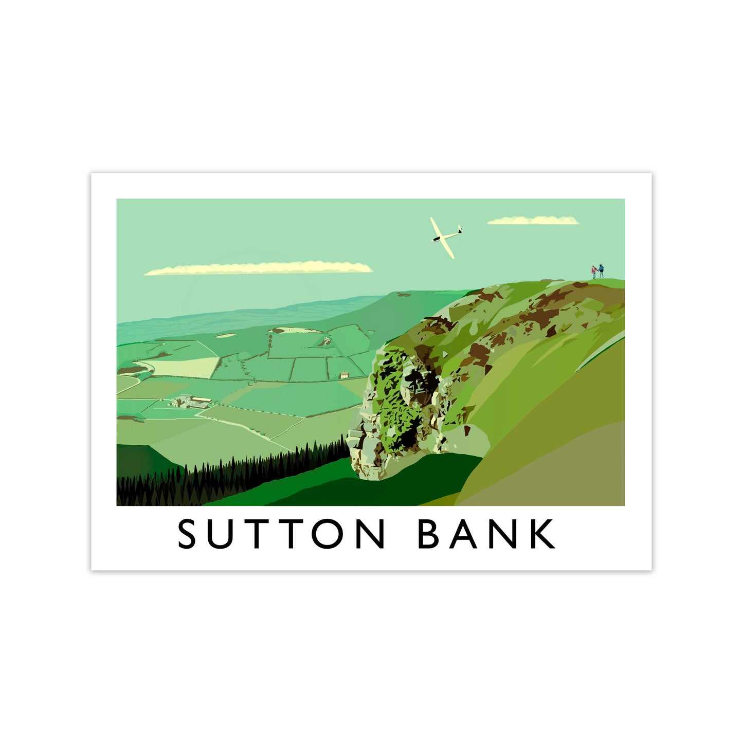 Sutton Bank Art Print by Richard O'Neill