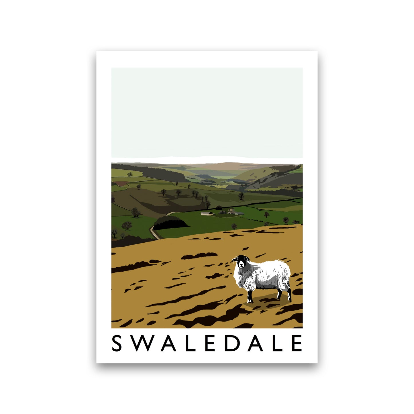 Swaledale Art Print by Richard O'Neill