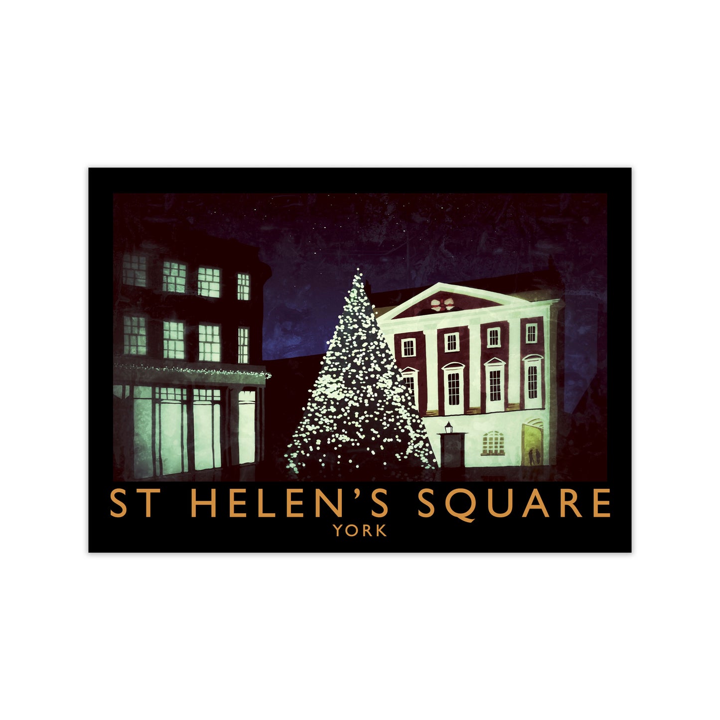 St Helen's Square Art Print by Richard O'Neill