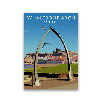Whalebone Arch Whitby Art Print by Richard O'Neill