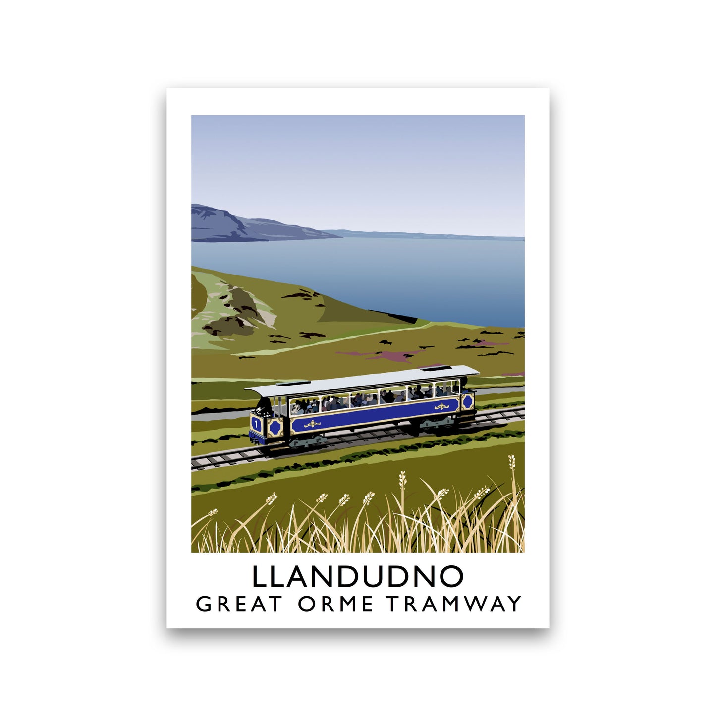 Llando Great Orme Tramway Art Print by Richard O'Neill