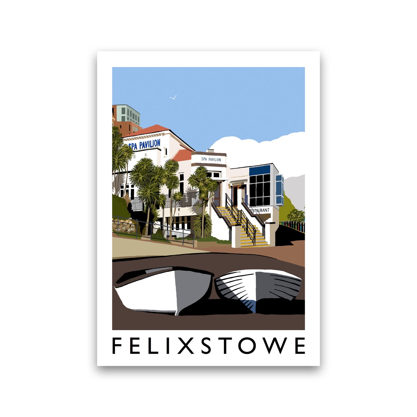 Felixstowe Art Print by Richard O'Neill