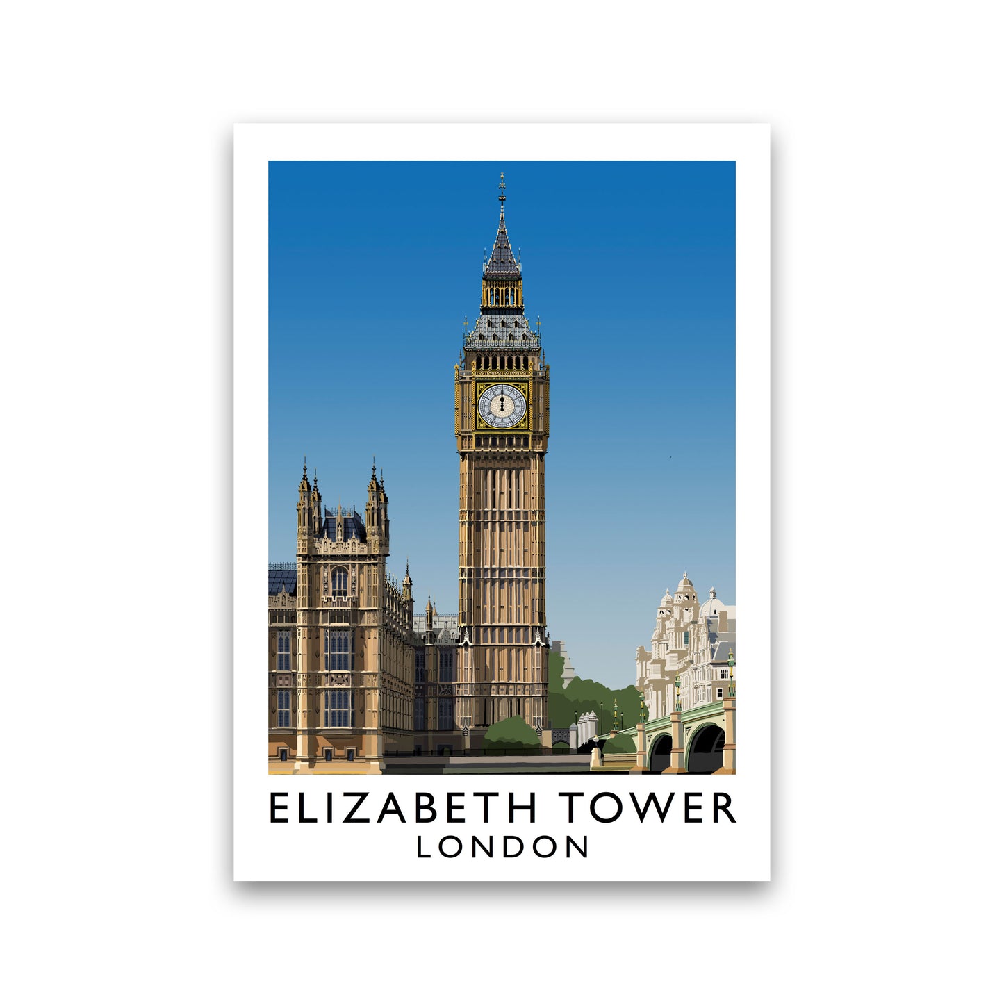 Elizabeth Tower by Richard O'Neill