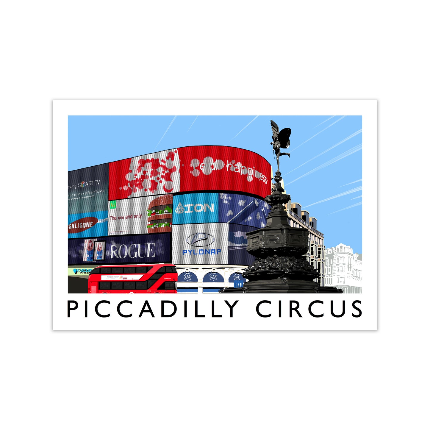 Piccadilly Circus London Art Print by Richard O'Neill