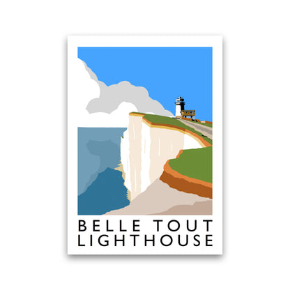 Belle Tout Lighthouse Framed Digital Art Print by Richard O'Neill