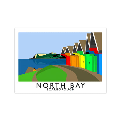 North Bay Scarborough North Yorkshire Coast Art Print by Richard O'Neill