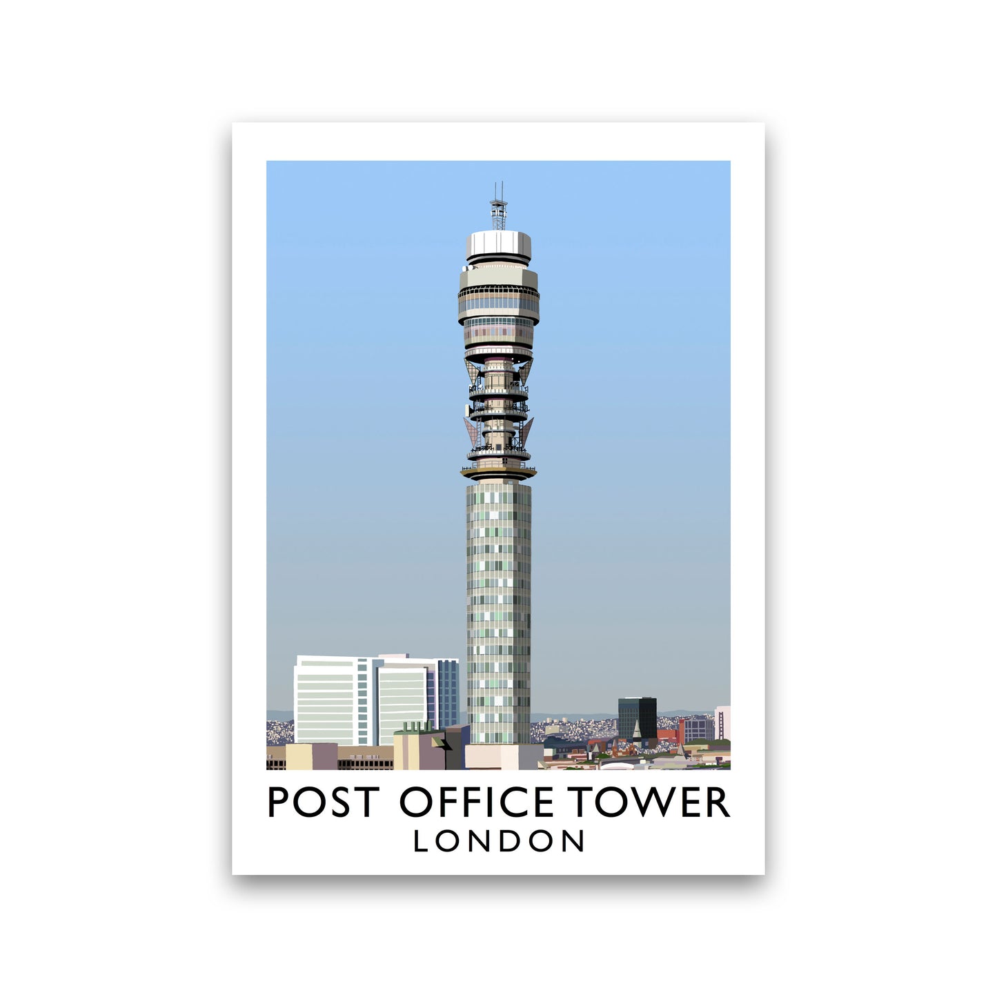 Post Office Tower London Art Print by Richard O'Neill