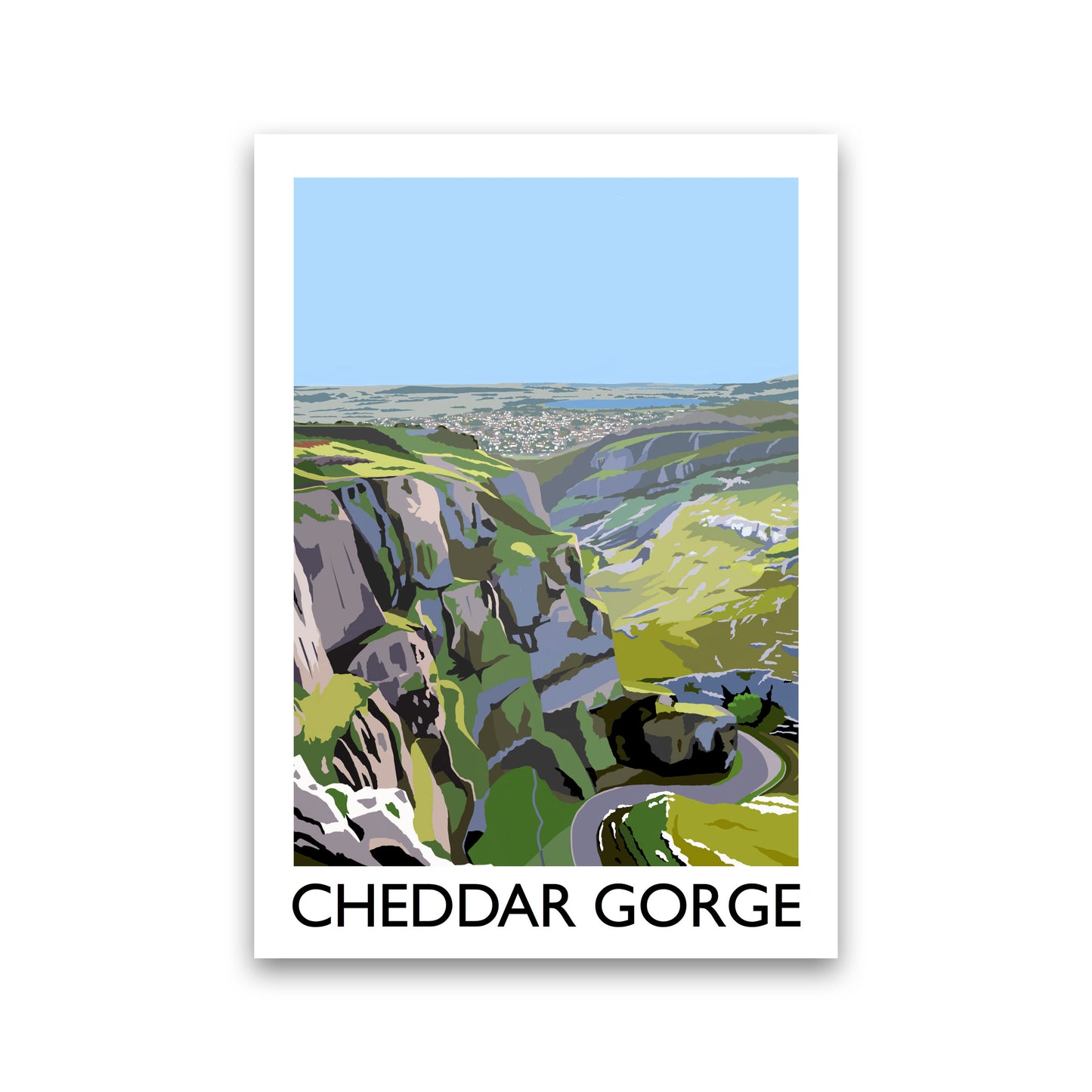 Cheddar Gorge Art Print by Richard O'Neill