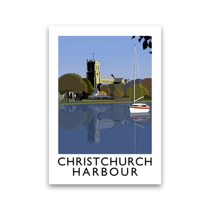 Christchurch Harbour Framed Digital Art Print by Richard O'Neill