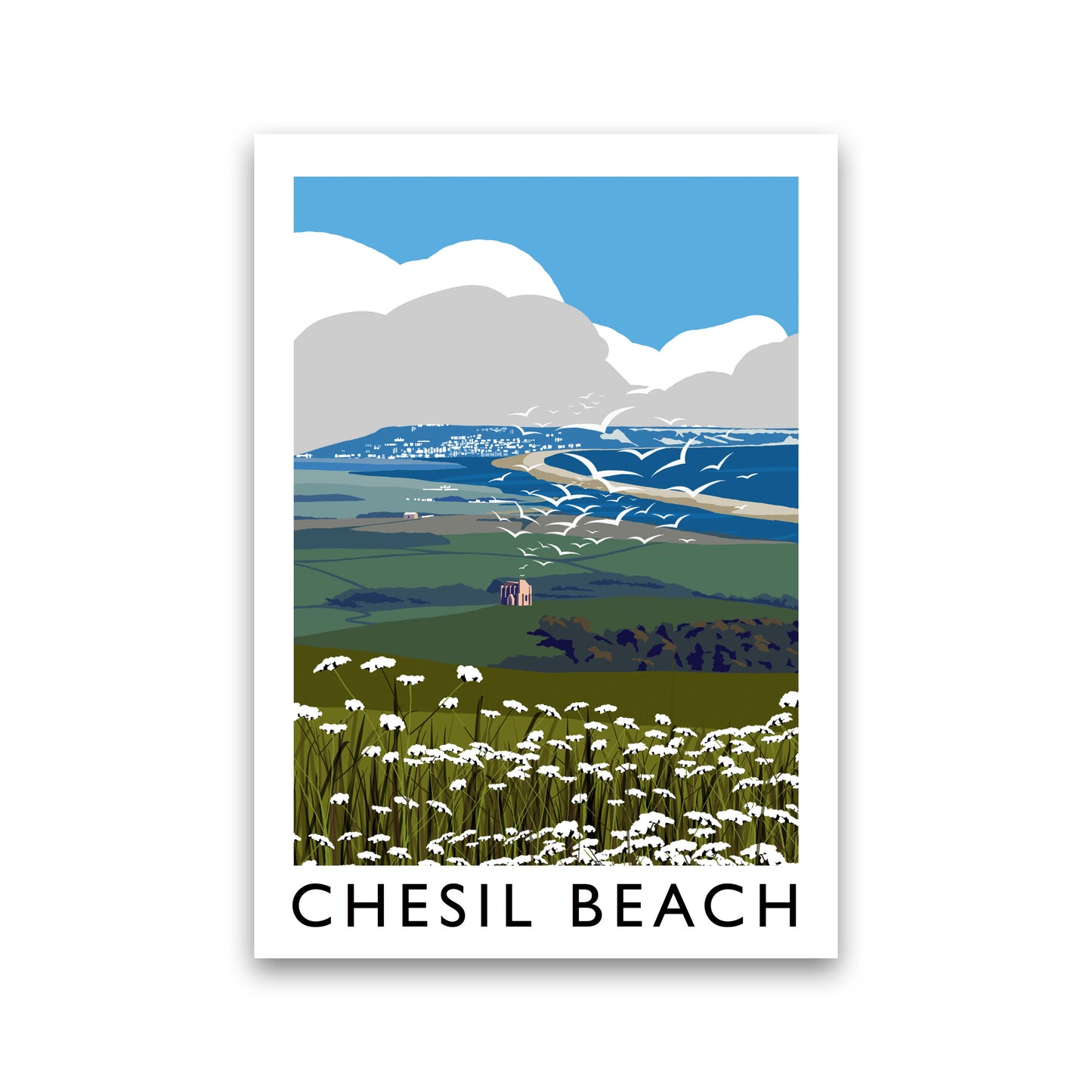 Chesil Beach by Richard O'Neill