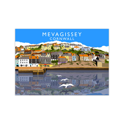 Mevagissey Cornwall Framed Digital Art Print by Richard O'Neill
