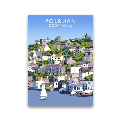 Polruan Cornwall Art Print by Richard O'Neill