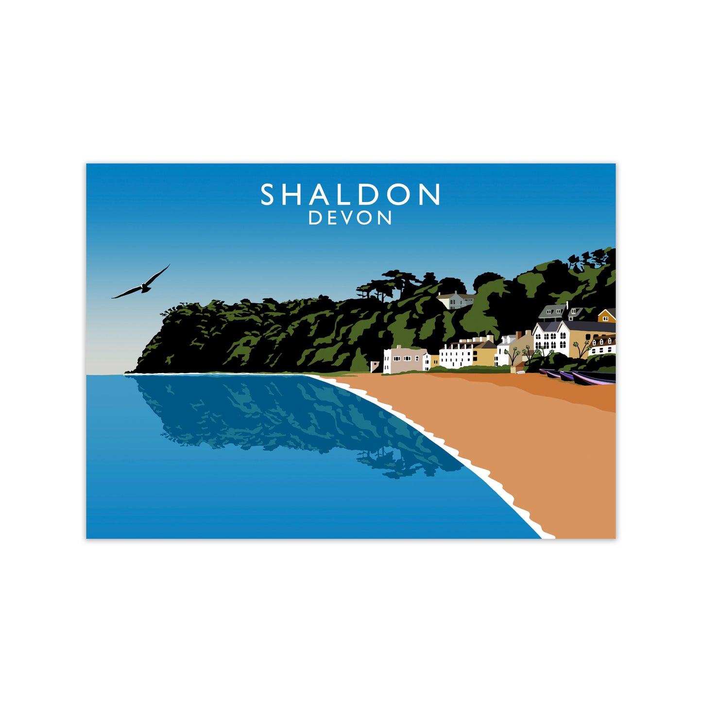 Shaldon Devon Art Print by Richard O'Neill