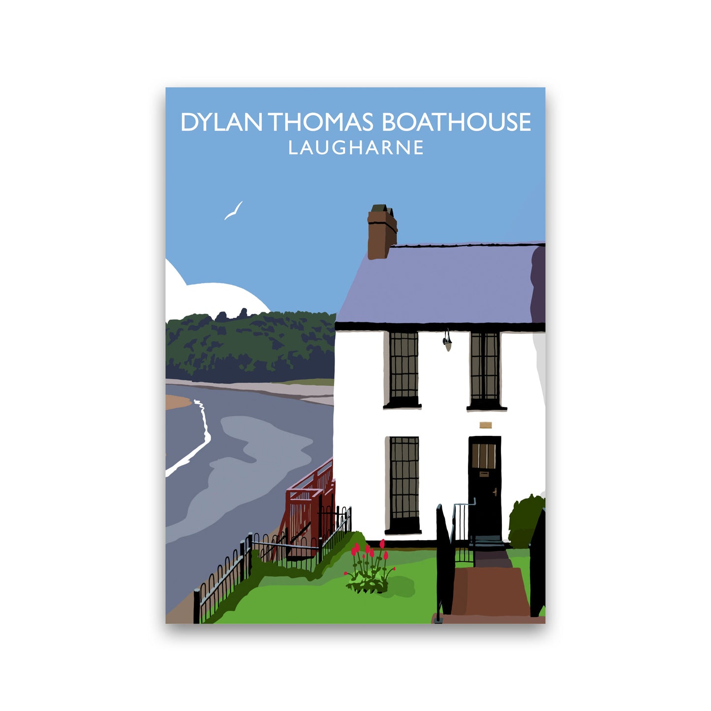 Dylan Thomas Boathouse by Richard O'Neill