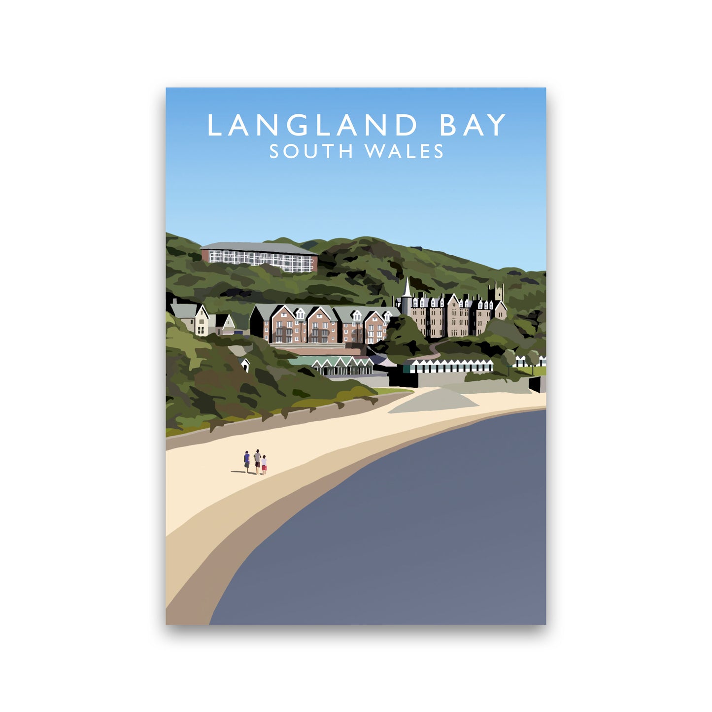 Langland Bay by Richard O'Neill