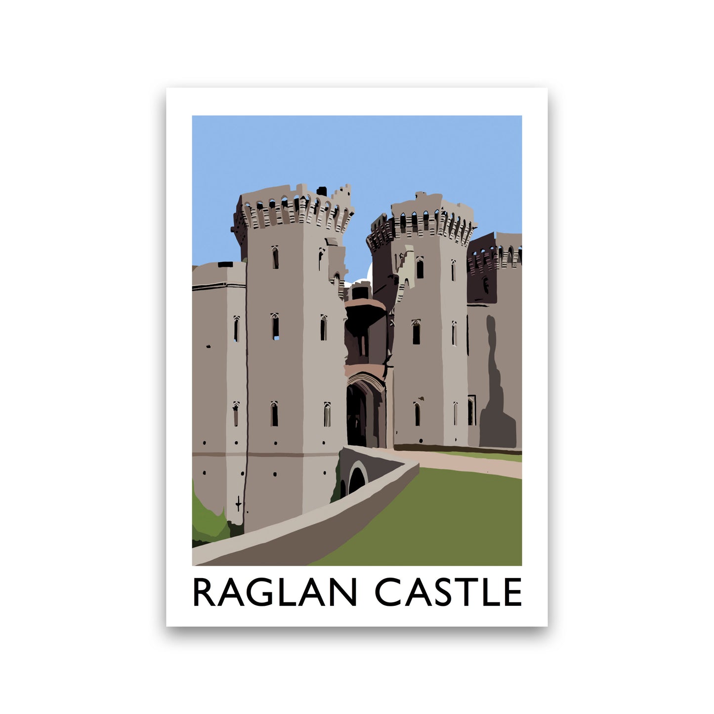 Raglan Castle by Richard O'Neill